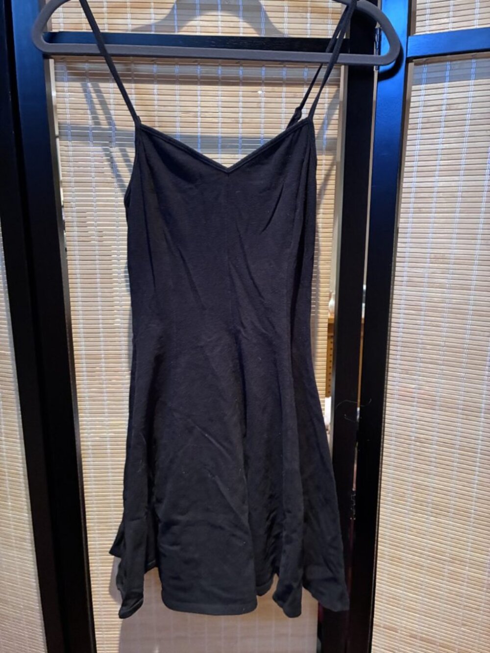 American Eagle Black Cami Skater Dress XS